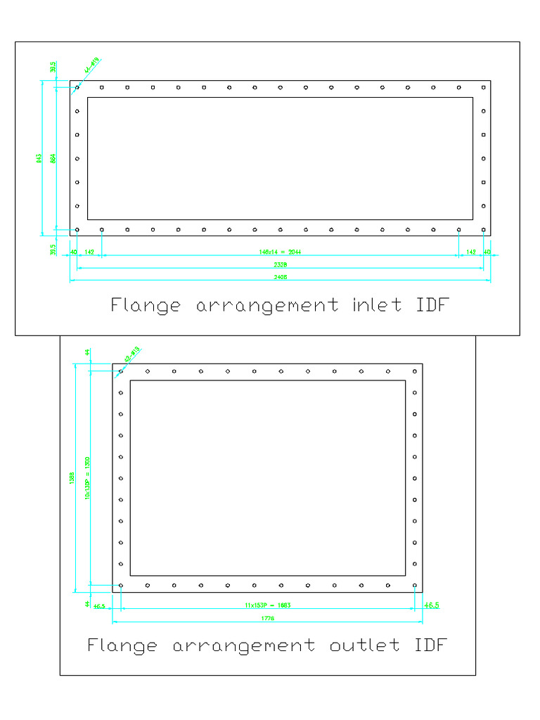 Flange Arrangement of Expansion Joint for Inlet _ Outlet IDF | PDF