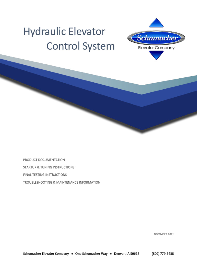 Hydraulic Elevator Control System Guide | PDF | Elevator | Electromagnetism