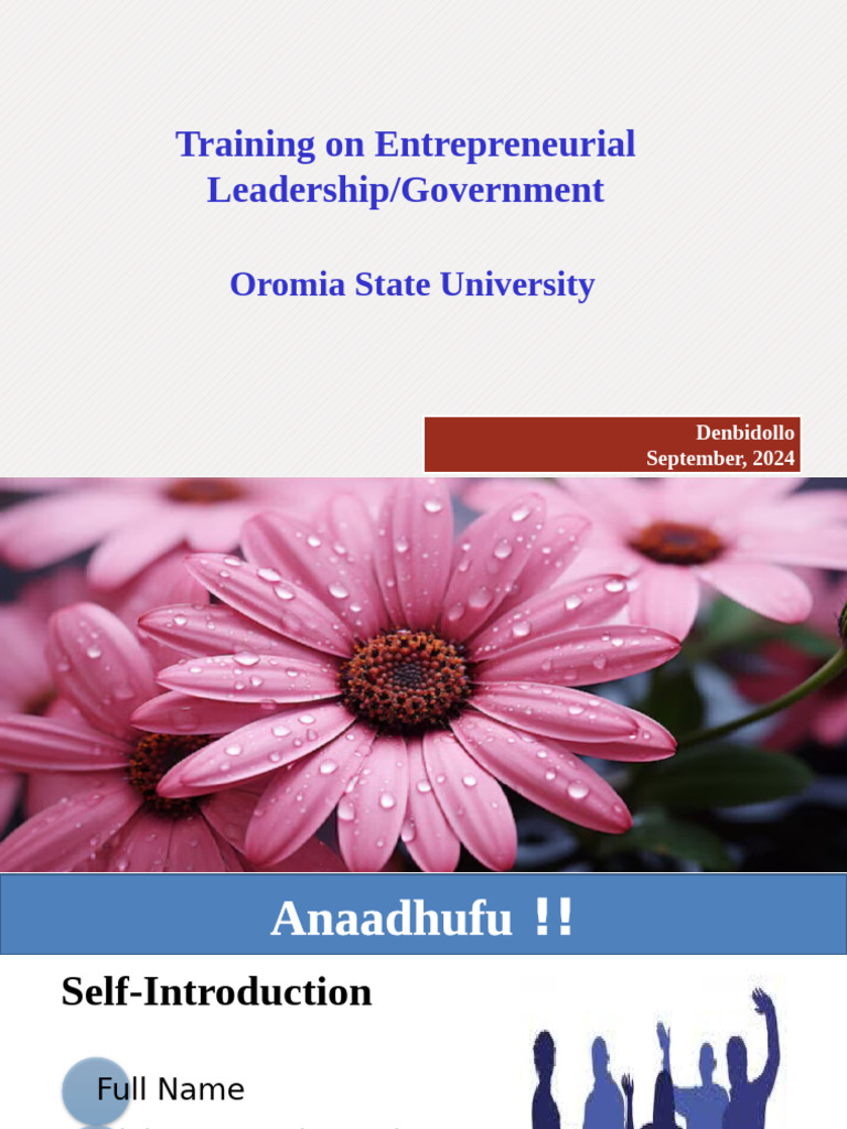 Entrepre Leadership | PDF | Entrepreneurship | Leadership