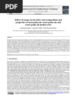 Palm Oil Physical and Transport Properties | PDF | Viscosity | Biodiesel