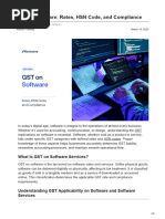 HSN Codes and GST Rates for Software | PDF
