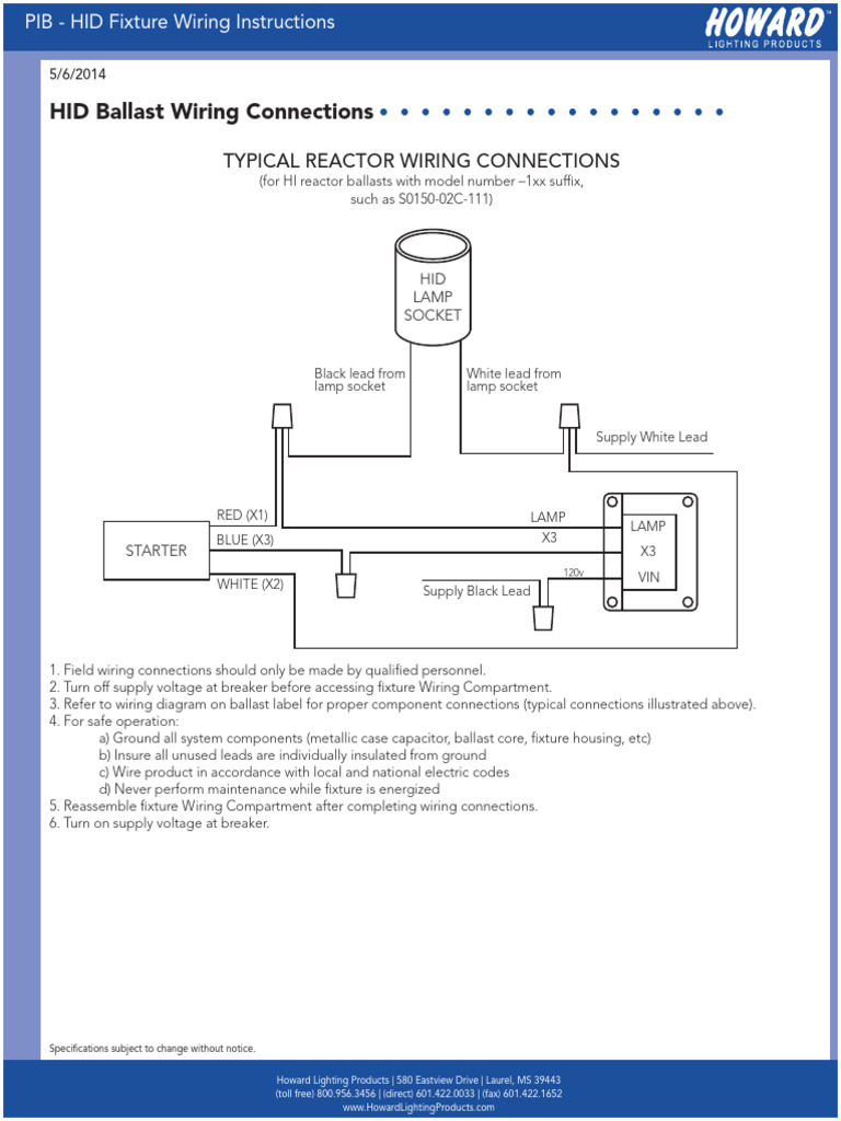 Hid Wiring Instructions PDF Transformer Mains Electricity