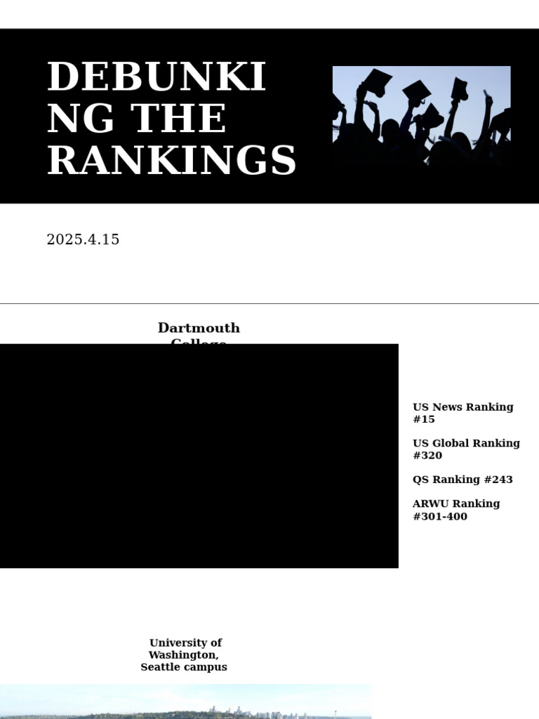 College Rankings Overview 2025 | PDF