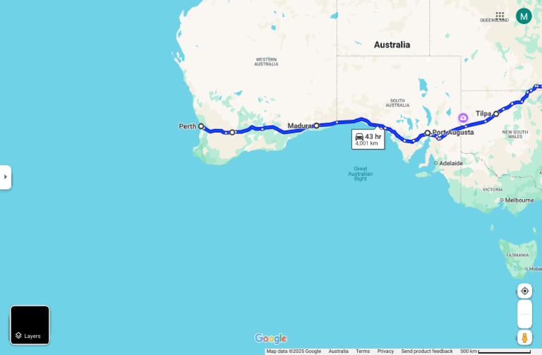 Perth To Toowoomba - Google Maps | PDF