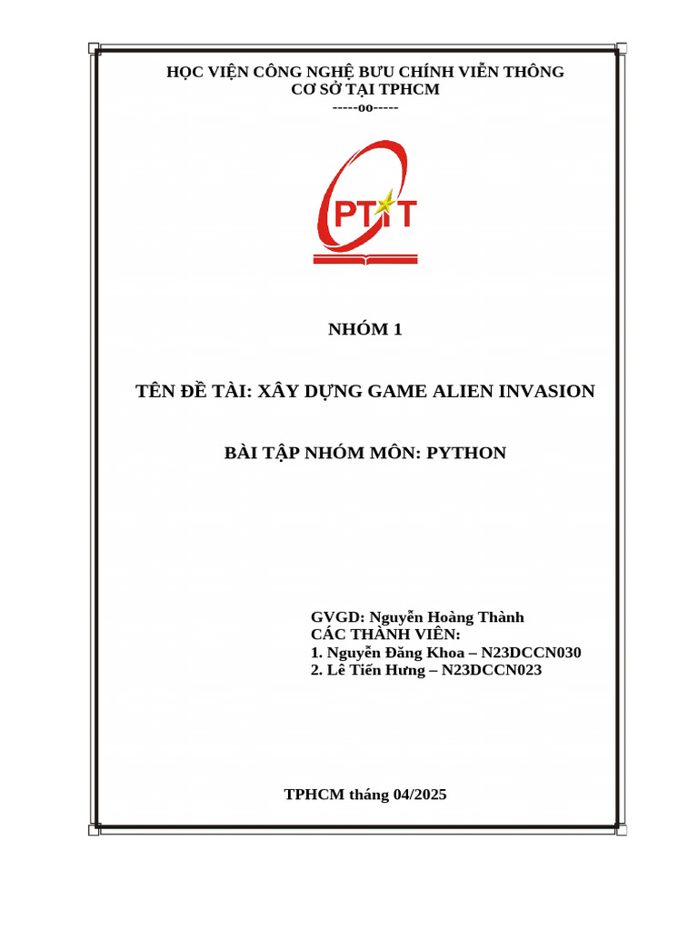 Project 1 Alien Invasion | PDF