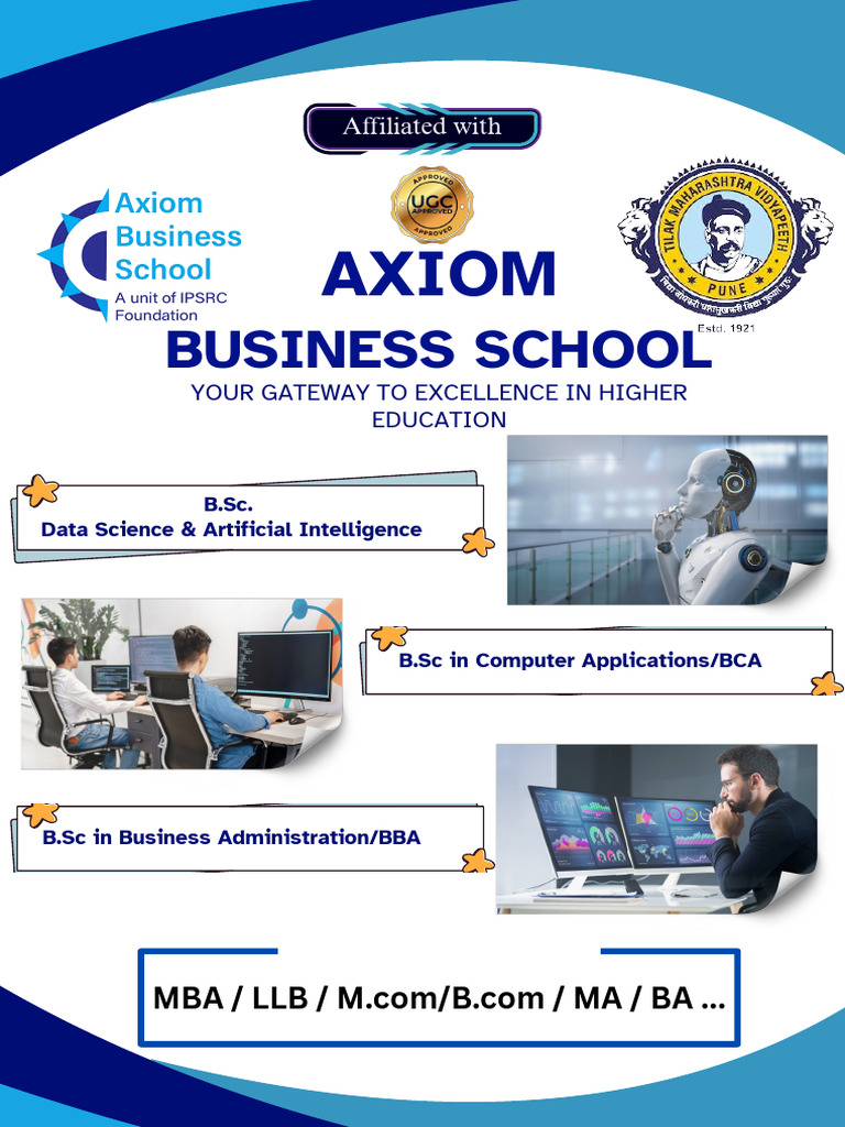 Axiom Final Brochure 2025 | PDF | Academic Degree | Master Of Business ...