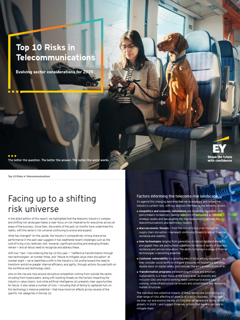 Top 10 Telecom Risks for 2025 | PDF | Risk | Computer Security