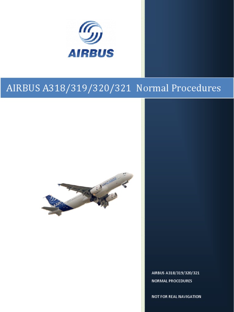 A320 Normal Procedures Aviation Aeronautics