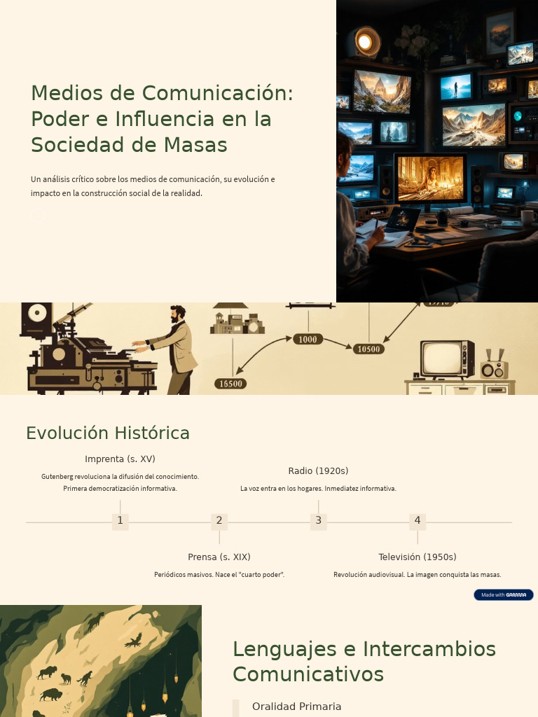 Tema 8. Medios de Comunicacion Poder e Influencia en La Sociedad de ...