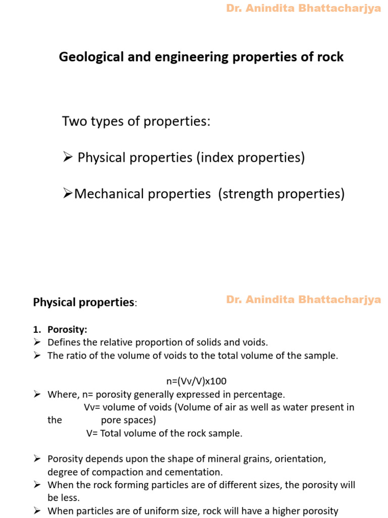 Module 3 Geological or Physical Properties | PDF | Porosity | Density