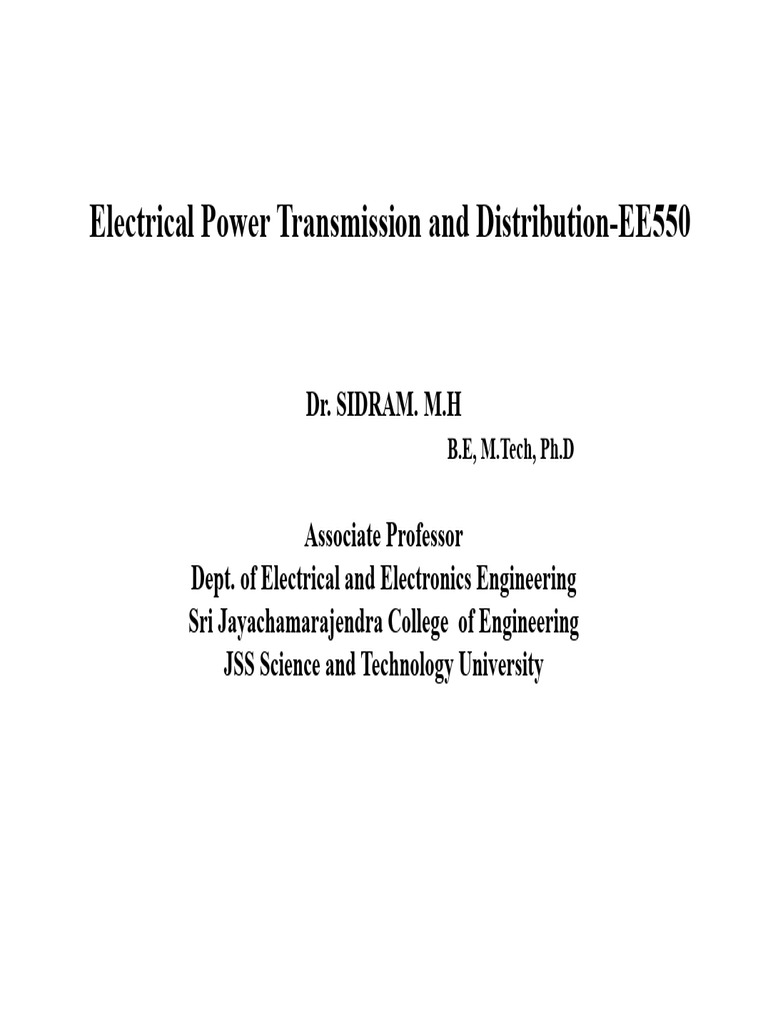 Transmission and Distribution Systems Overview | PDF | Electric Power ...