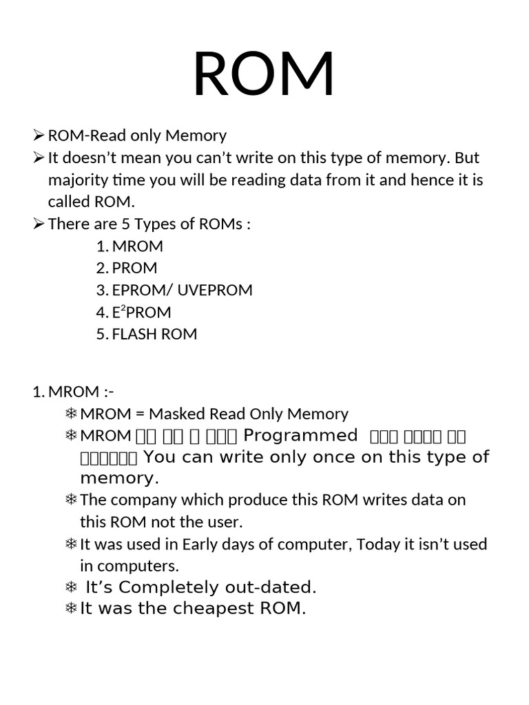 Rom | PDF