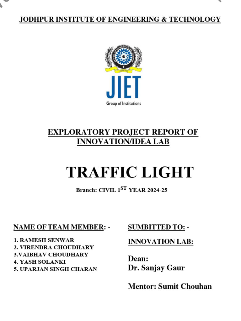 Traffic Light | PDF | Traffic | Arduino