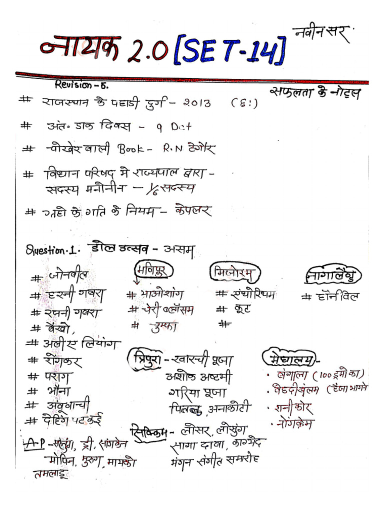 Naveen Sir Nayak Series 2.0 Practice Set #14 | PDF