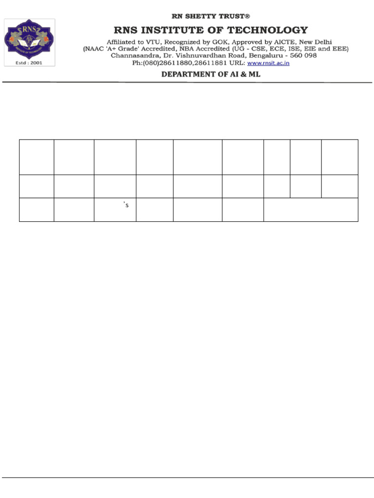 Lab Internal Evaluation Marks Template | PDF