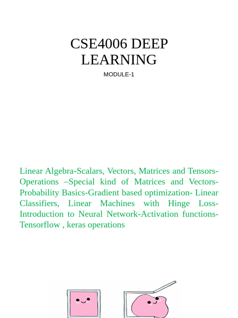 1 Linear Algebra Basics 25-07-2024 | PDF | Matrix (Mathematics) | Tensor