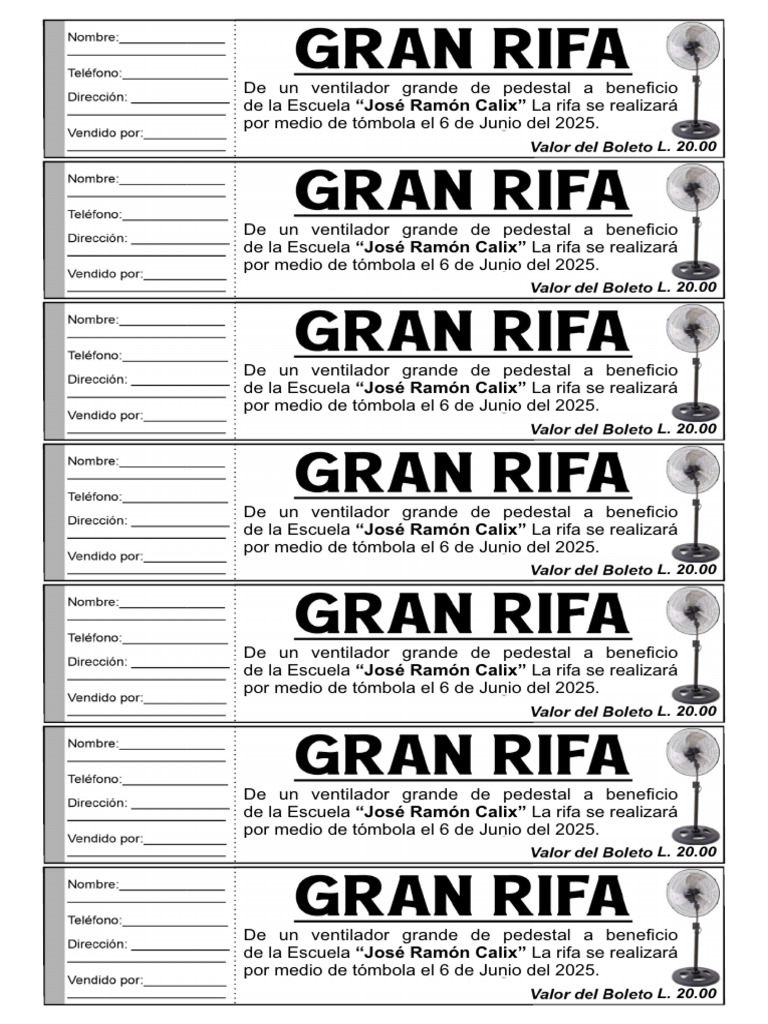 Rifa Junio | PDF