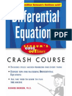 Bronson R. Differential Equations Crash Course (Schaum's Easy Outlines, MGH)