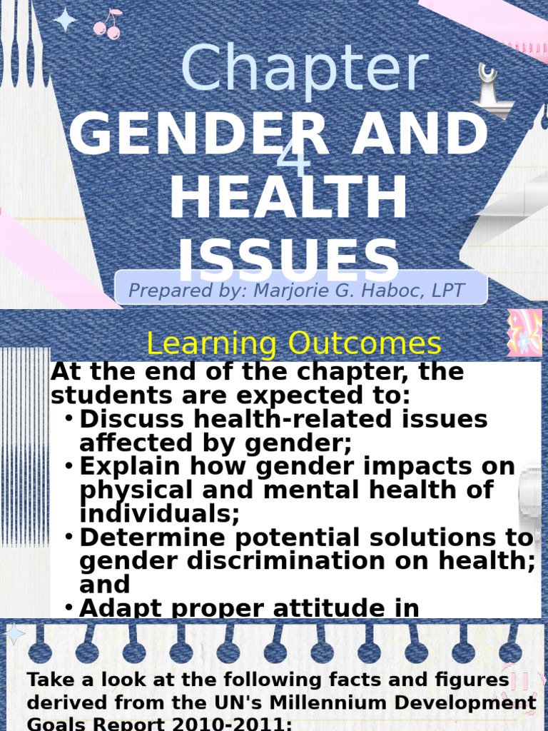 Gender Discrimination and Health Issues | PDF | Woman | Mental Disorder