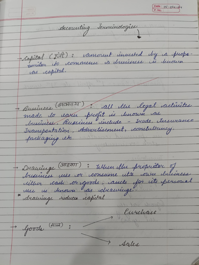 Accounting Terminology | PDF