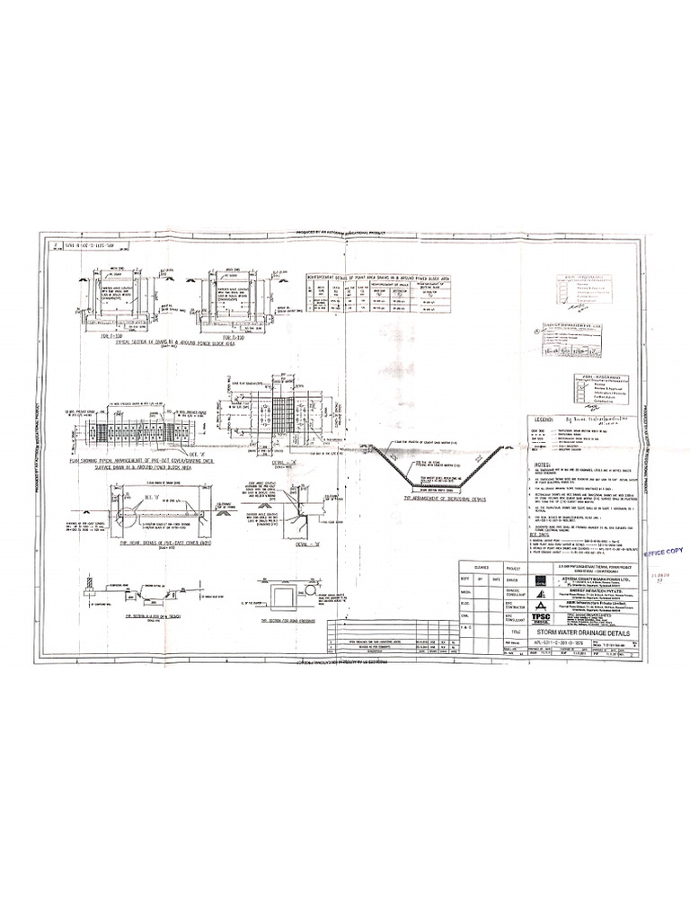 RCC Drain Section | PDF