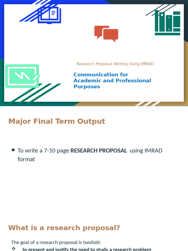 Research Proposal Writing Guide IMRAD | PDF | Second Language ...
