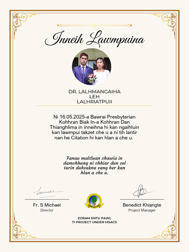 Inneih Lawmpuina Citation Overview | PDF