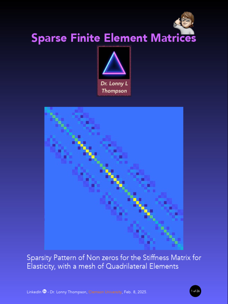 Sparse Finite Element Matrix Analysis | PDF | Finite Element Method ...