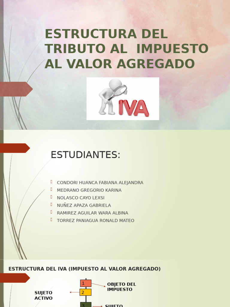 Estructura del IVA en Bolivia | PDF | Impuestos | Impuesto al valor ...