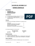 Formato Informe PSP (Como Redactar El Informe)