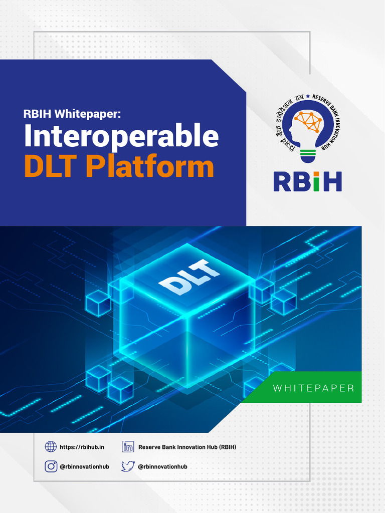 RBIH Interoperable DLT Platform Overview | PDF | Public Key ...