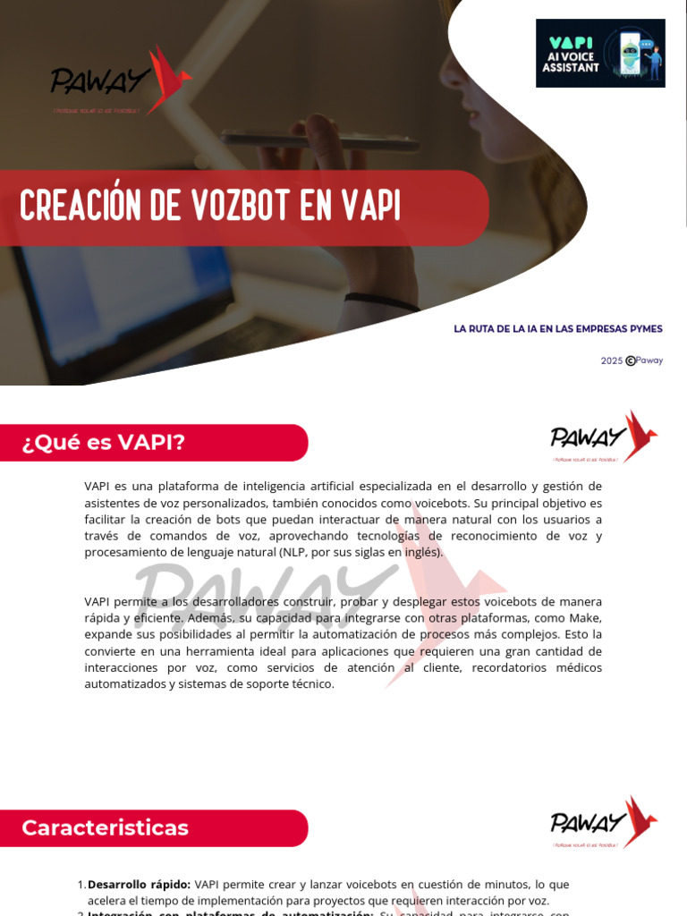 Creación de Voicebots en VAPI | PDF | Informática