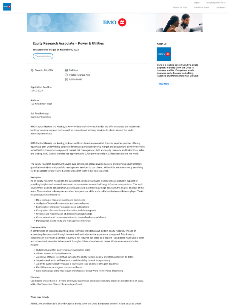 Equity Research Associate - Power & Utilities | PDF
