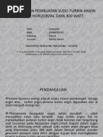 Download Rancangan Pembuatan Sudu Turbin Angin Type Horizontal Daya by Al-fath Syaefulloh SN87307081 doc pdf