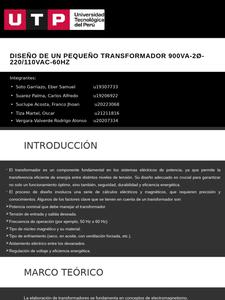 Diseño Transformador 900va 2ø 220 | PDF | Transformador | Inductor
