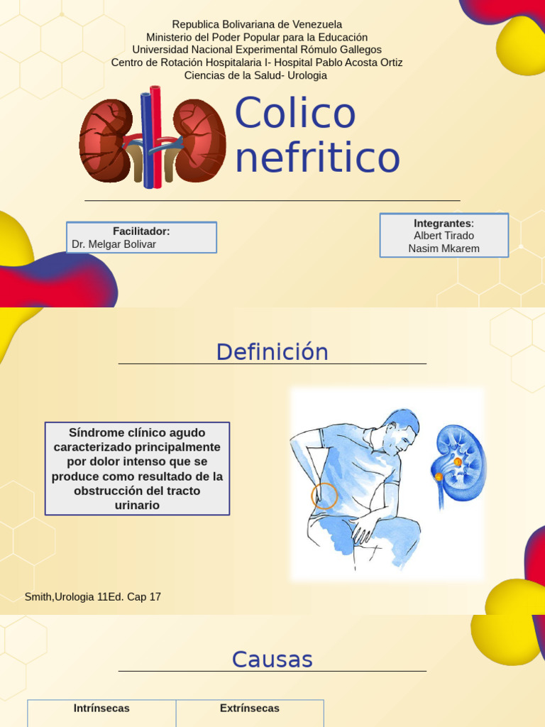 Cólico Nefrítico: Causas y Diagnóstico | PDF | Riñón | Urología