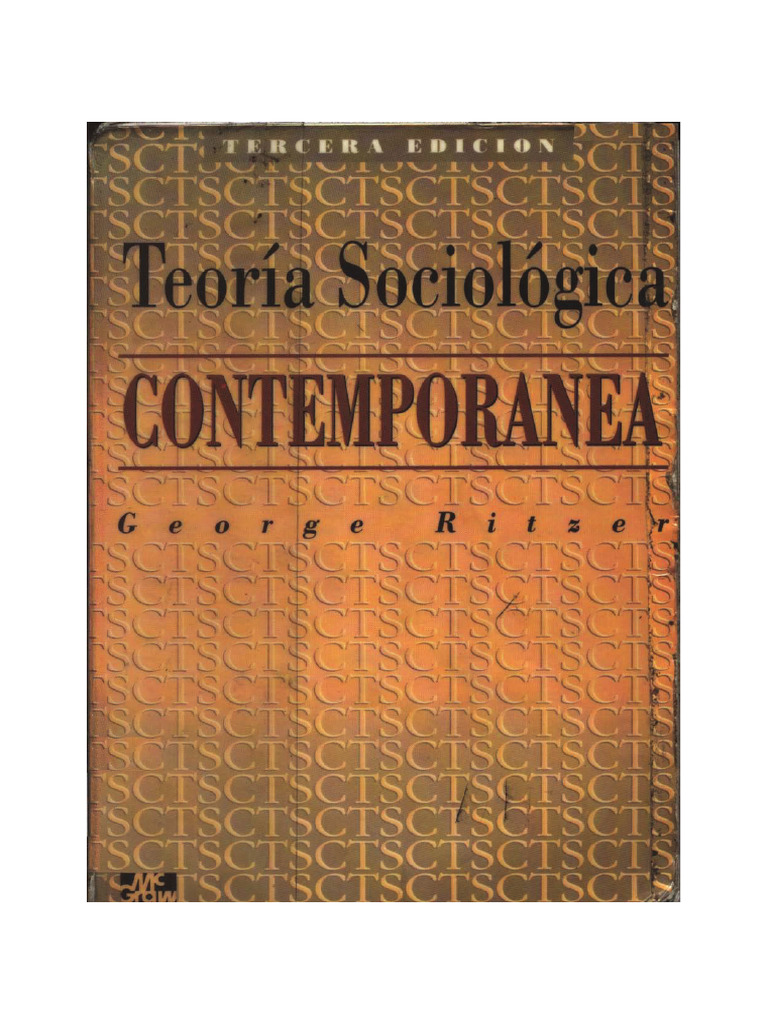 Estructural Funcionalismo Teoria Sociologica Contemporanea Ritzer ...