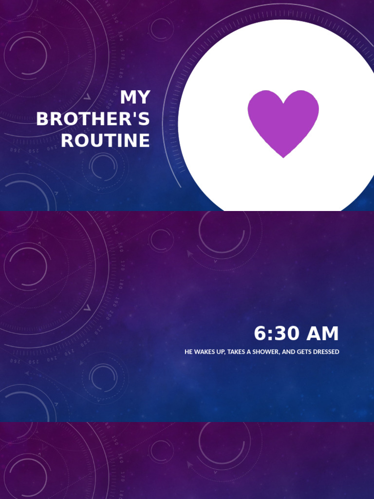 My Brother's Daily Routine | PDF