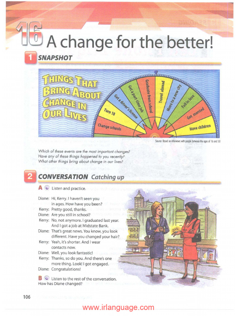 A Change For The Better Time For A Change | PDF
