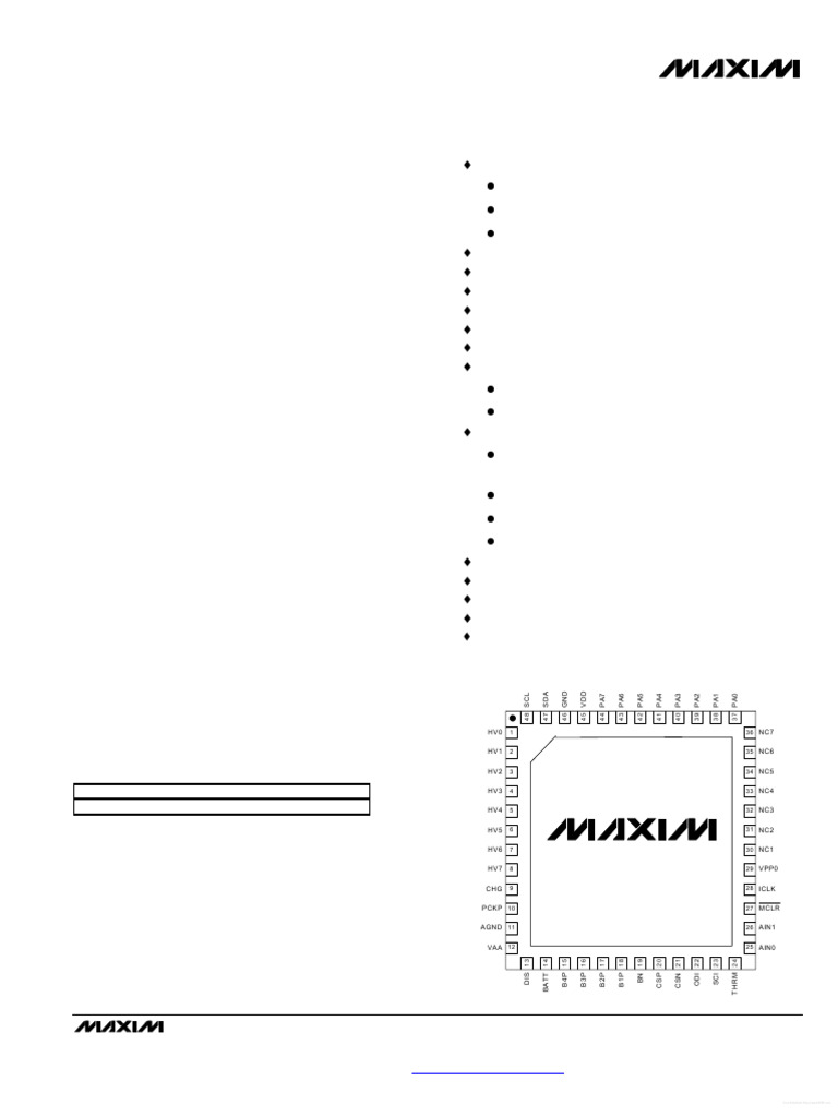 Datasheet Max1781 126 | PDF