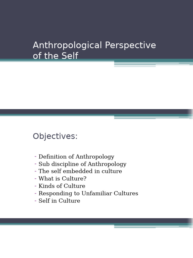 Understanding Self Through Culture | PDF | Anthropology | Ethnography