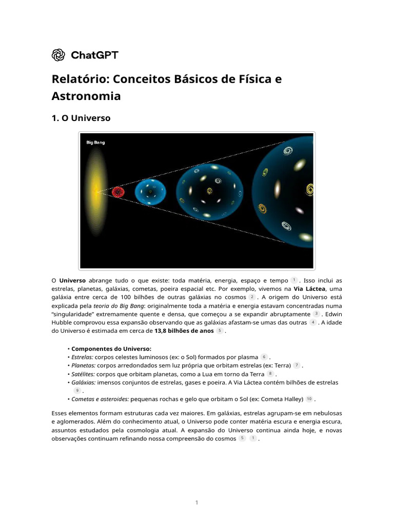 Conceitos de Física e Astronomia Básica | PDF | Som | Calor