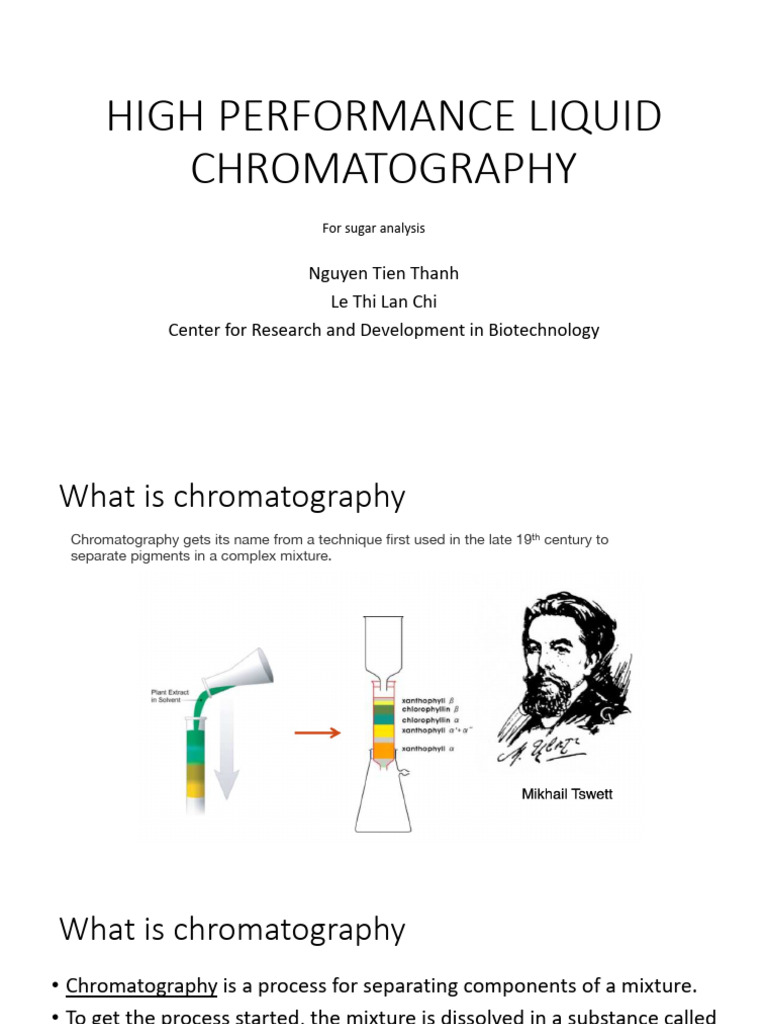 HPLC Techniques for Sugar Analysis | PDF | High Performance Liquid ...