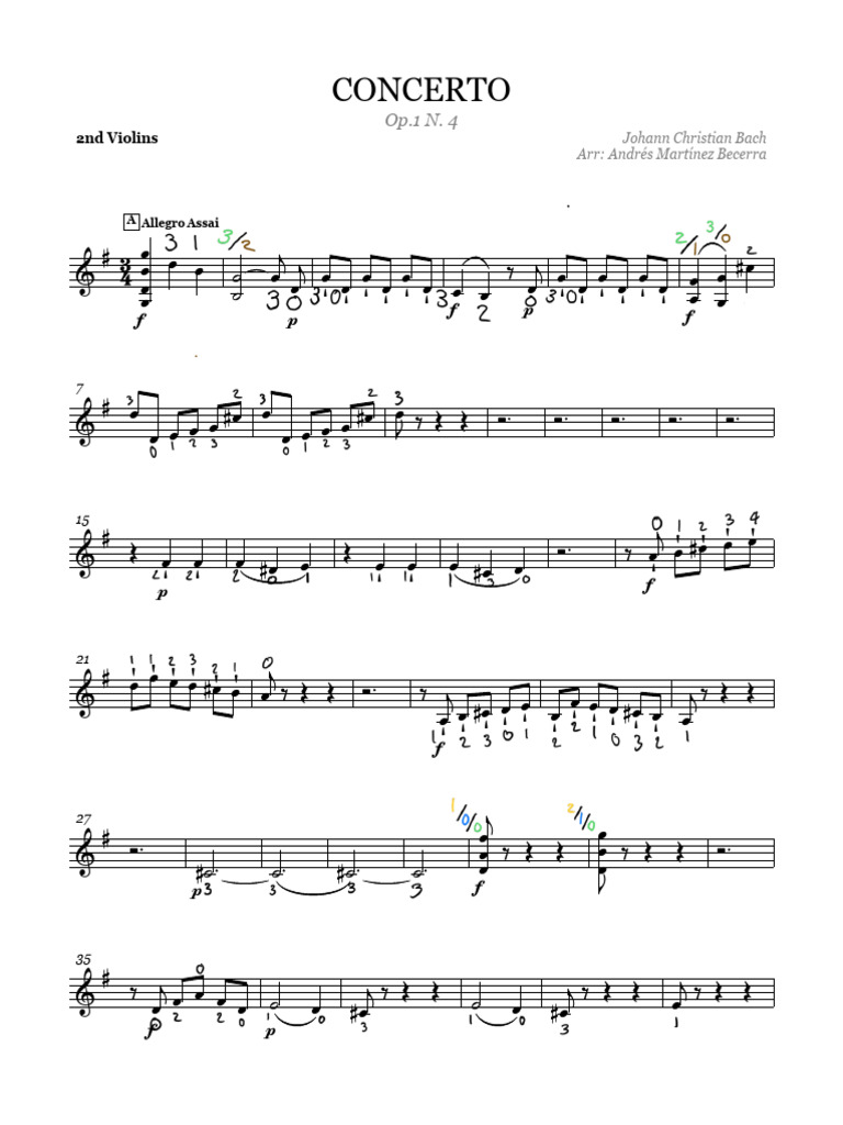 Particellas Concerto | PDF | Concerto | Classical Compositions
