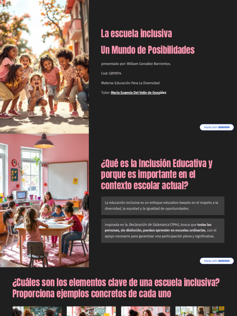 Educación Inclusiva: Claves y Estrategias | PDF | Inclusión (Educación ...