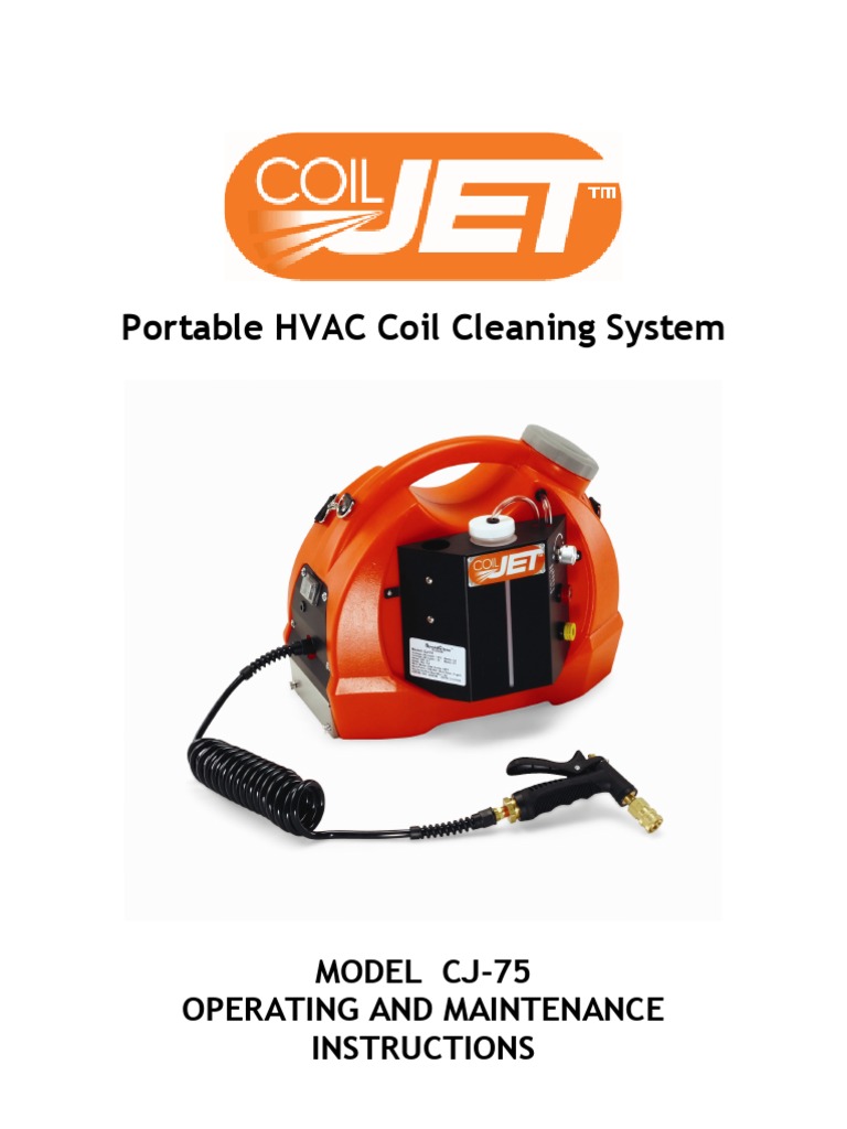 CJ75 CoilJet Manual 082008 Download Free PDF Battery Charger Pump