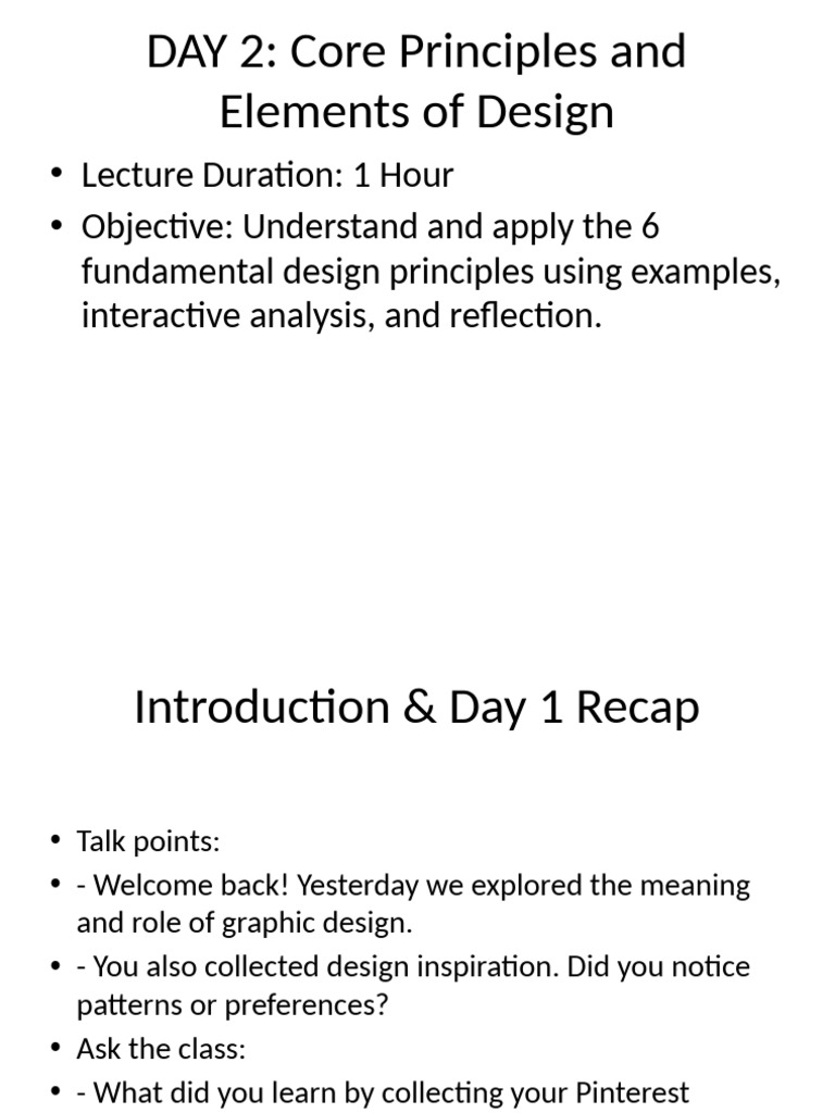 Core Design Principles Explained | PDF | Graphic Design | Typography