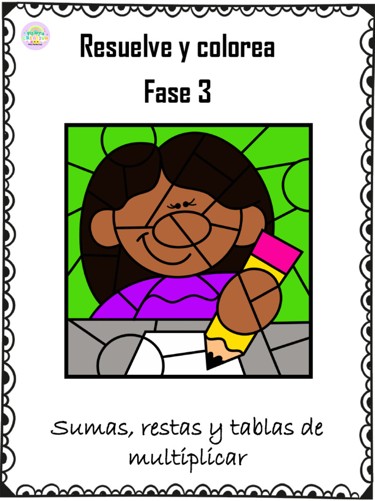 Mandalas de Sumas y Restas para Niños | PDF | Ligero | Diseño gráfico