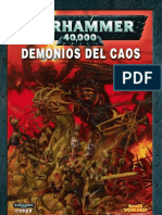 Warhammer 40K - Codex Demonios Del Caos 4 Edicion Español