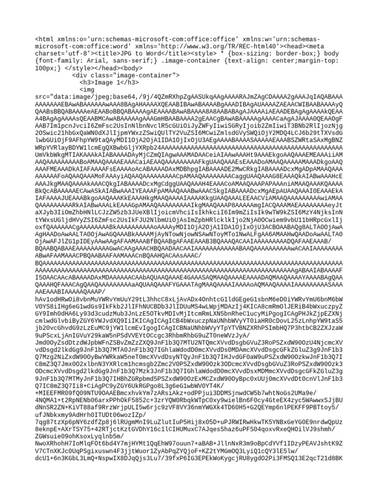 JPG To Word | PDF